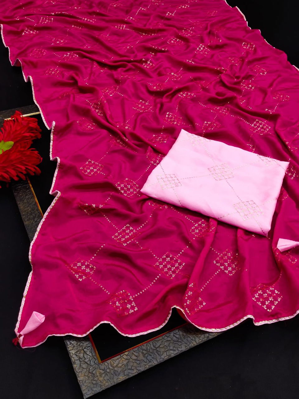 Mahek 98 Exclusive Wholesale Party Wear Saree Catalog
